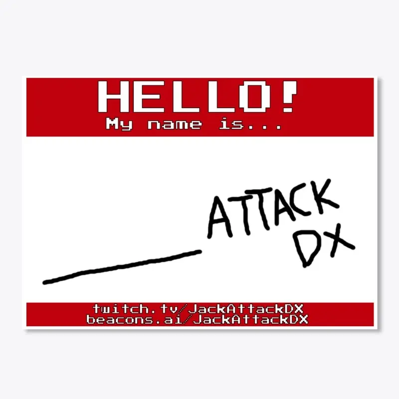 Hi! My Name is BlankAttackDX